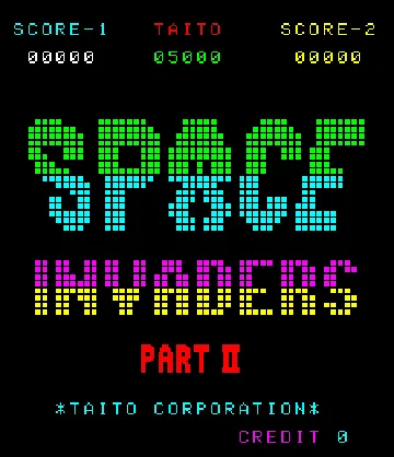 Space Invaders Deluxe screen shot title